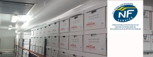 logo certification archivage nf z 40 350