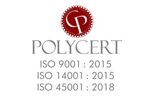 logo polycert iso 9001